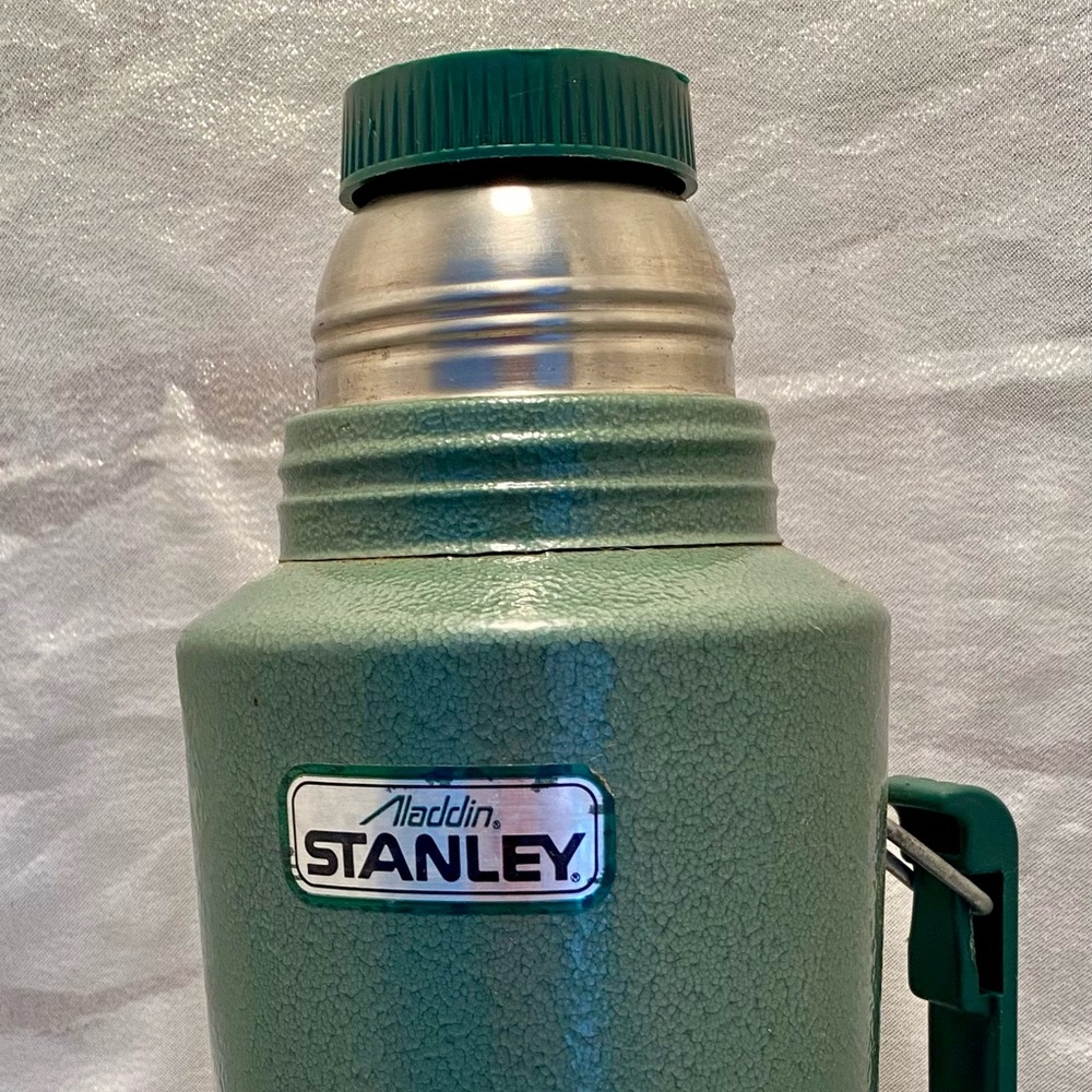 Vintage Stanley Metal Green Thermos